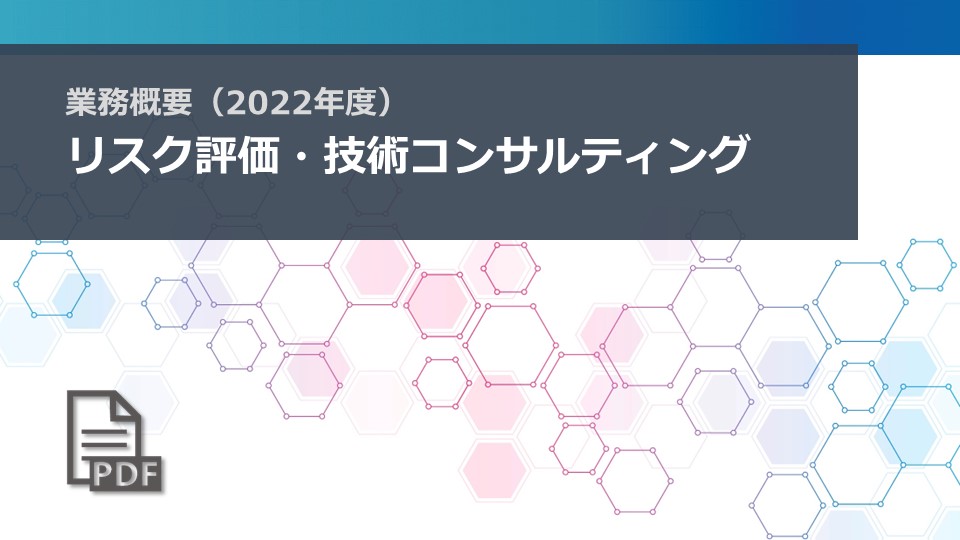 リスク評価・技術コンサルティング